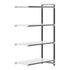 Cambro Camshelving Elements 4-Shelf Solid Add-On Shelving Unit – Speckled Gray