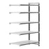 Cambro Camshelving Elements 5-Shelf Vented Add-On Shelving Unit – Speckled Gray