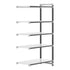 Cambro Camshelving Elements 5-Shelf Solid Add-On Shelving Unit – Speckled Gray