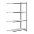 Cambro Camshelving Elements 4-Shelf Vented Add-On Shelving Unit – Speckled Gray