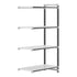 Cambro Camshelving Elements 4-Shelf Vented Add-On Shelving Unit – Speckled Gray
