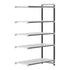 Cambro Camshelving Elements 5-Shelf Vented Add-On Shelving Unit – Speckled Gray