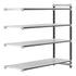 Cambro Camshelving Elements 4-Shelf Vented Add-On Shelving Unit – Speckled Gray