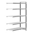 Cambro Camshelving Elements 5-Shelf Vented Add-On Shelving Unit – Speckled Gray