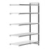 Cambro Camshelving Elements 5-Shelf Vented & Solid Add-On Shelving Unit – Speckled Gray