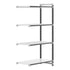Cambro Camshelving Elements 4-Shelf Vented & Solid Add-On Shelving Unit – Speckled Gray