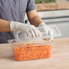 Cambro Camwear Quarter Size Food Pan Lid with Handle Black ( Case of 6 )