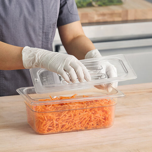 Cambro Camwear Quarter Size Food Pan Lid with Handle Black ( Case of 6 )