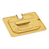 Cambro H Pan One Sixth Size Food Pan Lid with Handle and Spoon Notch Amber ( Case of 6 )
