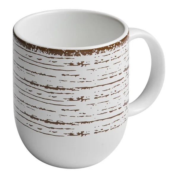 Ariane Tornado 10.14 oz. Matte White Coupe Porcelain Mug ( Case Of 6 )