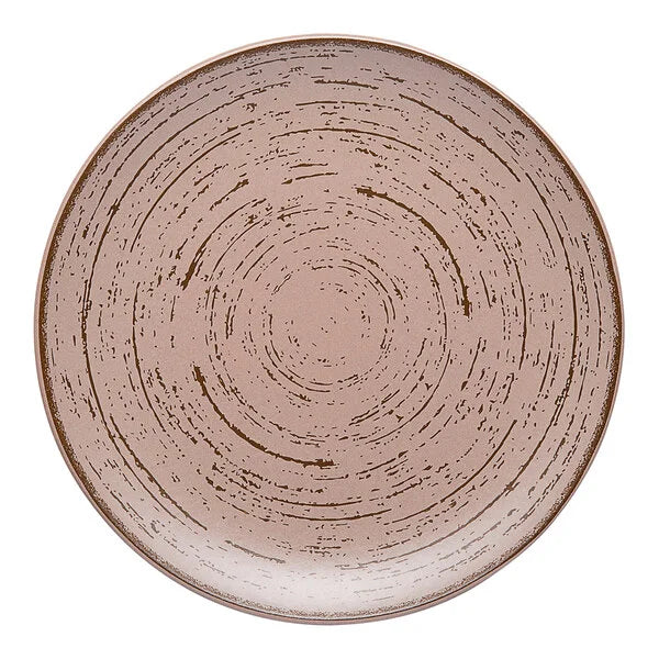 Ariane Tornado 8 1/4" Desert Sage Round Rimless Coupe Porcelain Plate ( Case Of 12 )