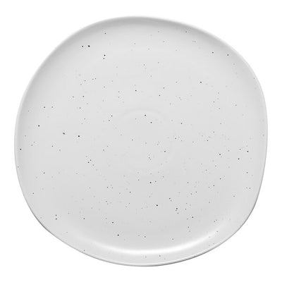 Ariane Earth Linen  Dots Flat Porcelain Plate ( Case of 6 )
