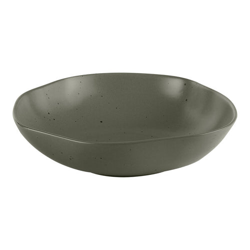 Ariane Earth Mist Green Dots 6 2/3" Non Stackable Porcelain Bowl  ( Case of 6 )