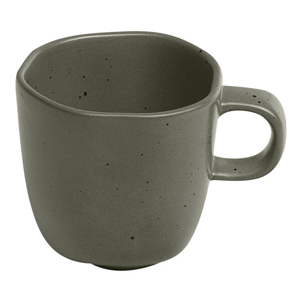 Ariane Earth Mist Green Dots 3 oz. Porcelain Espresso Cup ( Case of 12 )