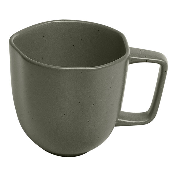 Ariane Earth Mist Green Dots Porcelain Non Stackable Cup 9.13 oz. ( Case of 6 )