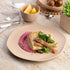 Ariane Earth Dark Sand Dots Flat Porcelain Plate ( Case of 6 )