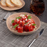 Ariane Earth Dark Sand Dots Deep Porcelain Plate ( Case of 6 )