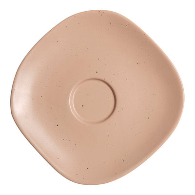 Ariane Earth Dark Sand Dots Porcelain Saucer ( Case of 12 )