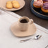 Ariane Earth Dark Sand Dots 3 oz. Porcelain Espresso Cup ( Case of 12 )