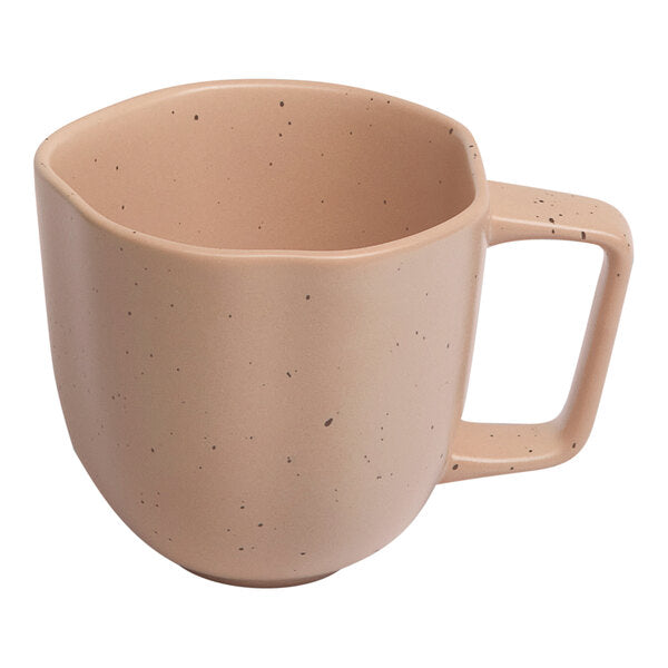Ariane Earth Dark Sand Dots Porcelain Non Stackable Cup 9.13 oz. ( Case of 6 )