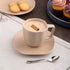Ariane Earth Dark Sand Dots Porcelain Non Stackable Cup 9.13 oz. ( Case of 6 )