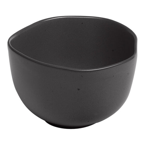 Ariane Earth Charcoal Grey Dots 3 3/4'' Porcelain Bowl ( Case of 12 )