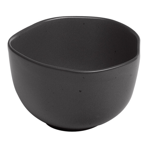 Ariane Earth Charcoal Grey Dots 3 3/4'' Porcelain Bowl ( Case of 12 )