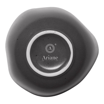 Ariane Earth Charcoal Grey Dots 3 3/4'' Porcelain Bowl ( Case of 12 )