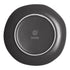 Ariane Earth Charcoal Grey Dots Flat Porcelain Plate ( Case of 6 )