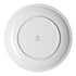Ariane Tornado White Matte Round Rimless Coupe Porcelain Plate ( Case Of 12 )
