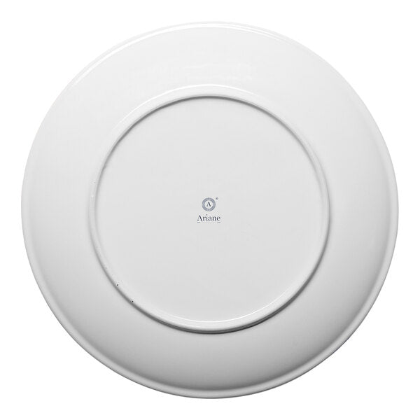 Ariane Tornado White Matte Round Rimless Coupe Porcelain Plate ( Case Of 6 )