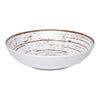 Ariane Tornado White Matte 8 1/4" Round Deep Coupe Porcelain Plate ( Case Of 6 )