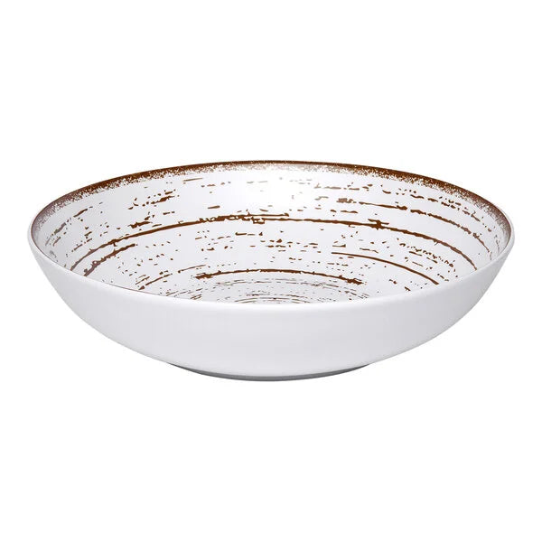 Ariane Tornado 7" Matte White Round Deep Coupe Porcelain Plate ( Case Of 6 )
