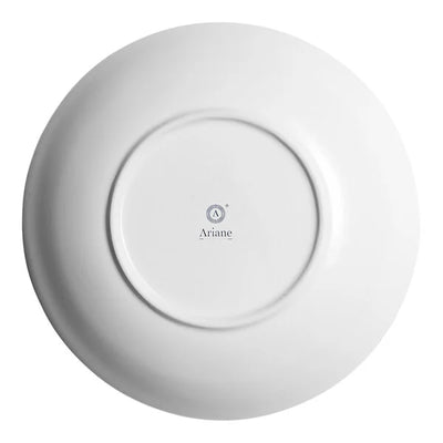 Ariane Tornado 7" Matte White Round Deep Coupe Porcelain Plate ( Case Of 6 )