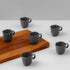 Ariane Earth Charcoal Grey Dots 3 oz. Porcelain Espresso Cup ( Case of 12 )