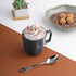 Ariane Earth Charcoal Grey Dots Porcelain Non Stackable Cup 9.13 oz. ( Case of 6 )
