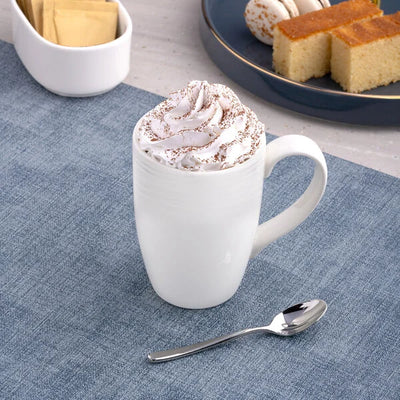 Ariane Eclipse 10 1/7 Oz Stackable Embossed Porcelain Mug ( Case Of 12 )