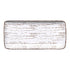 Ariane Tornado White Matte 14 1/6'' x 6 1/2'' Rectangular Porcelain Plate ( Case Of 6 )