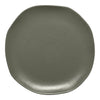Ariane Earth Mist Green Dots Flat Porcelain Plate ( Case of 6 )
