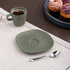 Ariane Earth Mist Green Dots Porcelain Saucer ( Case of 12 )