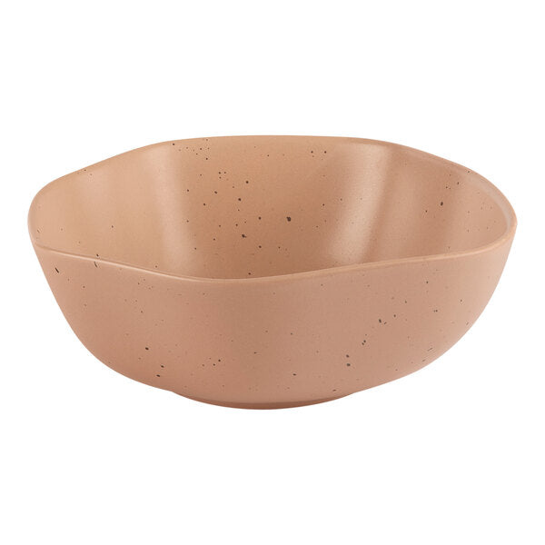 Ariane Earth Dark Sand Dots 5 1/2" Non Stackable Porcelain Bowl ( Case of 8 )