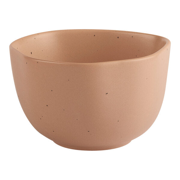 Ariane Earth Dark Sand Dots 3 3/4'' Non Stackable Porcelain Bowl ( Case of 12 )
