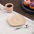 Ariane Earth Dark Sand Dots Porcelain Saucer ( Case of 12 )