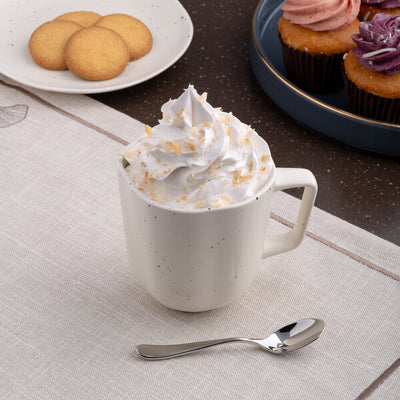 Ariane Earth Linen Dots 11.83 oz. Porcelain Mug ( Case of 6 )