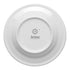 Ariane Eclipse Round Embossed Wide Rim Flat Porcelain Plate ( Case Of 12 )