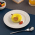 Ariane Eclipse Round Embossed Wide Rim Flat Porcelain Plate ( Case Of 12 )