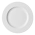 Ariane Eclipse Round Embossed Wide Rim Flat Porcelain Plate ( Case Of 6)