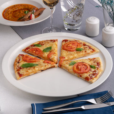 Ariane Prime Round Narrow Rim Porcelain Pizza Plate ( Case Of 6 )