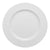 Ariane Eclipse Round Embossed Wide Rim Flat Porcelain Plate ( Case Of 6)