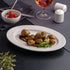 Ariane Eclipse Oval Embossed Wide Rim Platter ( Case Of 12 )